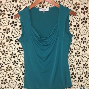 Teal blouse